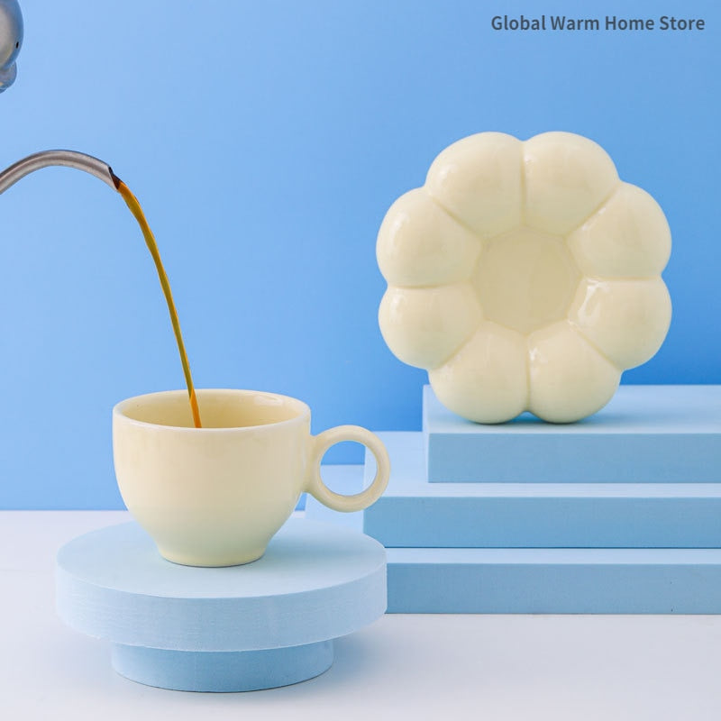 The Sunflower Cup and Saucer Set