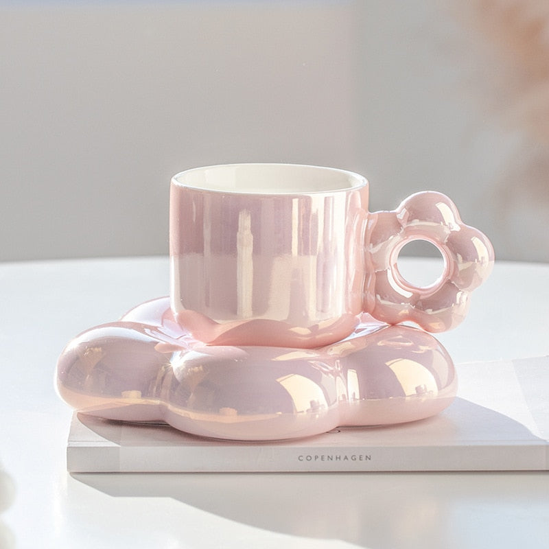 The Flower Cloud Cup and Saucer Set