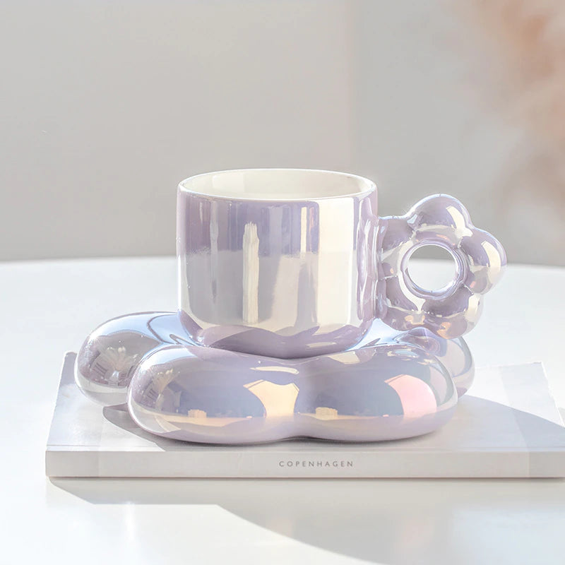 The Flower Cloud Cup and Saucer Set