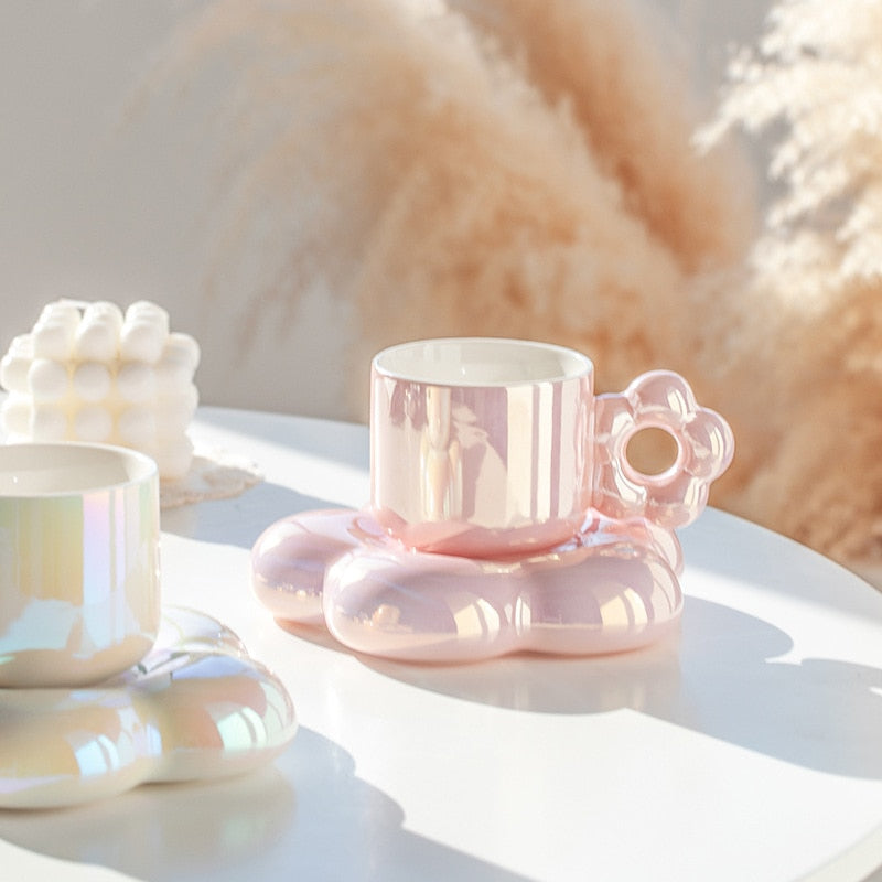 The Flower Cloud Cup and Saucer Set
